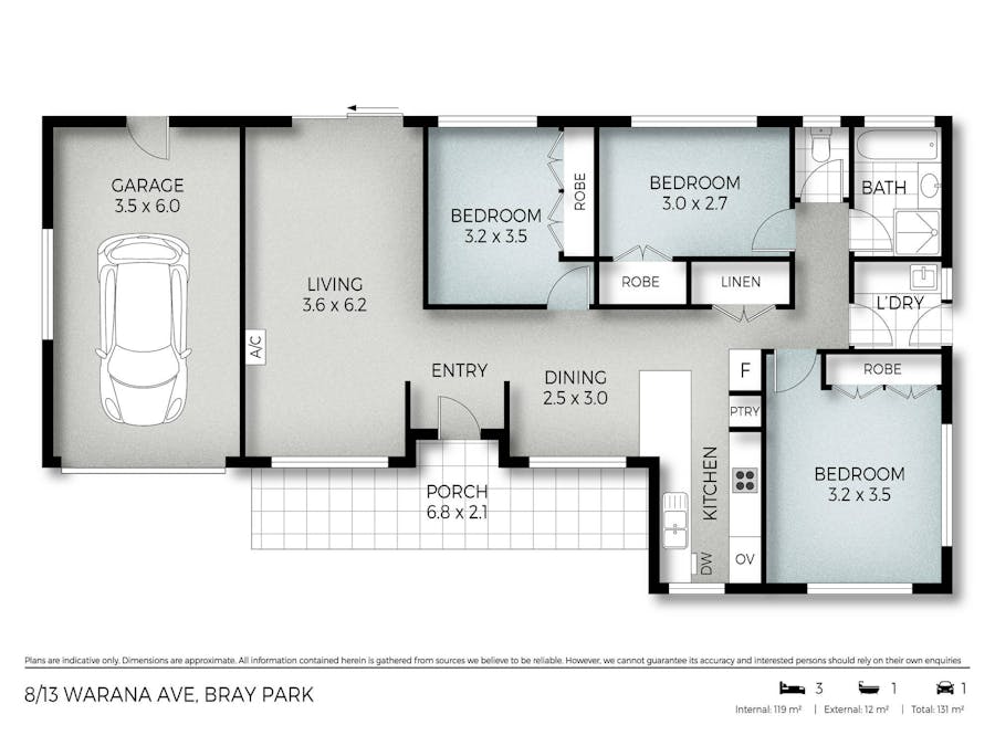8/13 Warana Avenue, Bray Park, NSW, 2484 - Floorplan 1