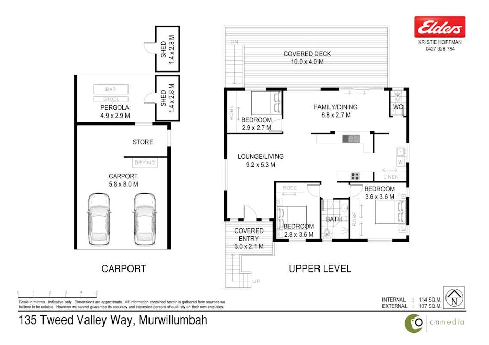 135 Tweed Valley Way, Murwillumbah South, NSW, 2484 - Floorplan 1