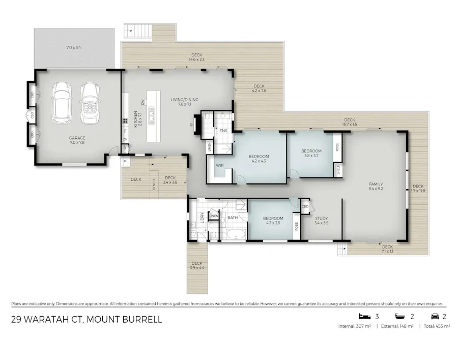 29 Waratah Court, Mount Burrell, NSW, 2484 - Floorplan 1