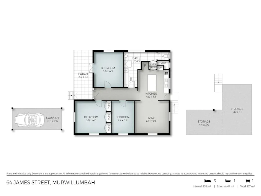 2/64 James Street, Murwillumbah, NSW, 2484 - Floorplan 1