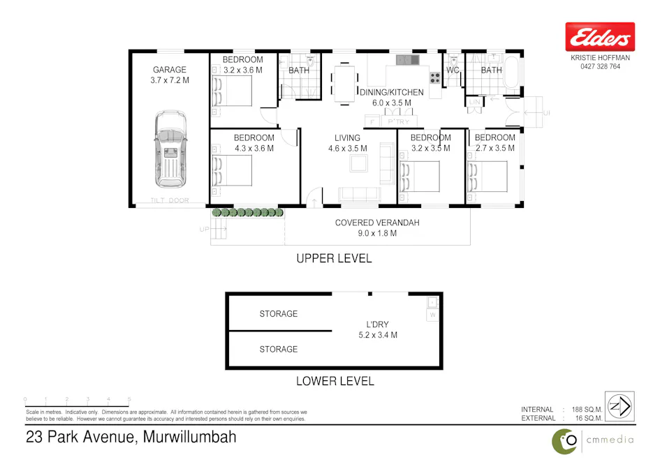 23 Park Avenue, Bray Park, NSW, 2484 - Floorplan 1