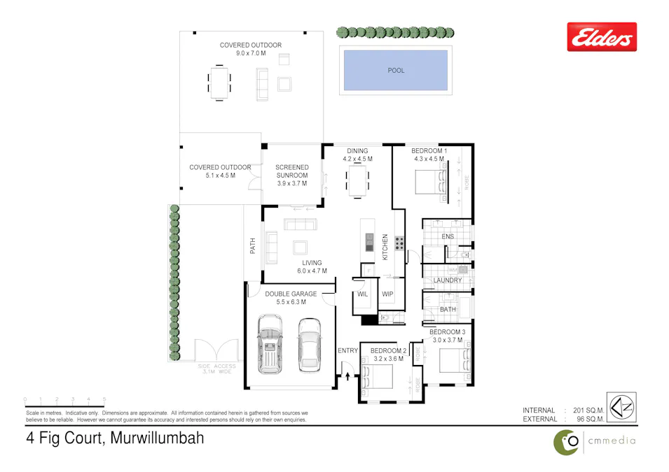 4 Fig Court, Murwillumbah, NSW, 2484 - Floorplan 1