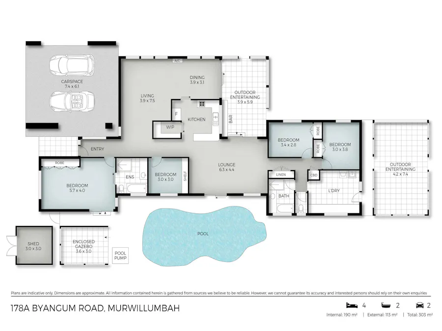 178A Byangum Road, Murwillumbah, NSW, 2484 - Floorplan 1