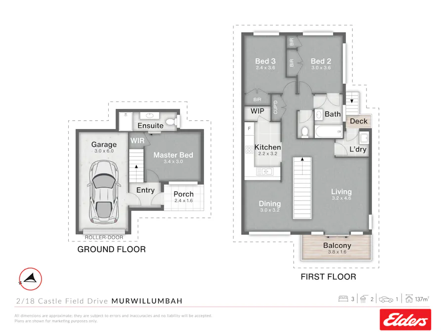 2/18 Castle Field Drive, Murwillumbah, NSW, 2484 - Floorplan 1