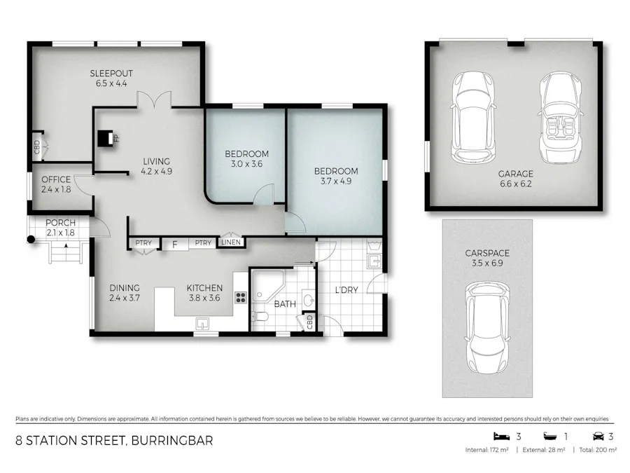 8 Station Street, Burringbar, NSW, 2483 - Floorplan 1