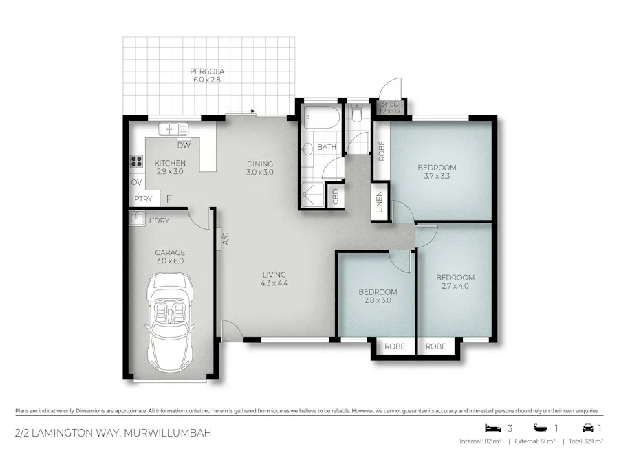 2/2 Lamington Way, Murwillumbah, NSW, 2484 - Floorplan 1