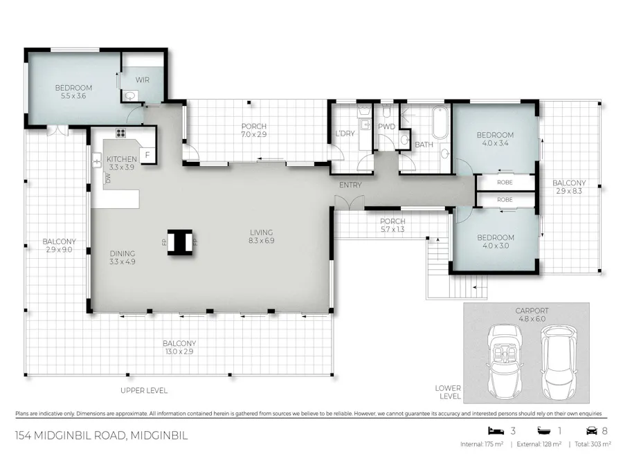 154 Midginbil Road, Midginbil, NSW, 2484 - Floorplan 1