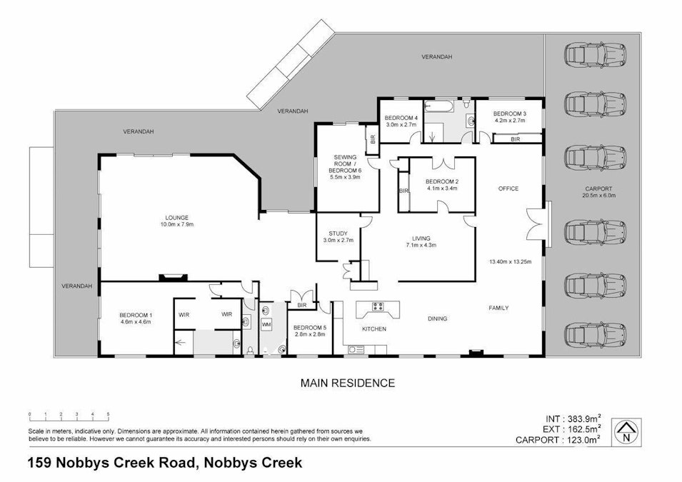 159 Nobbys Creek Road, Nobbys Creek, NSW, 2484 - Floorplan 1