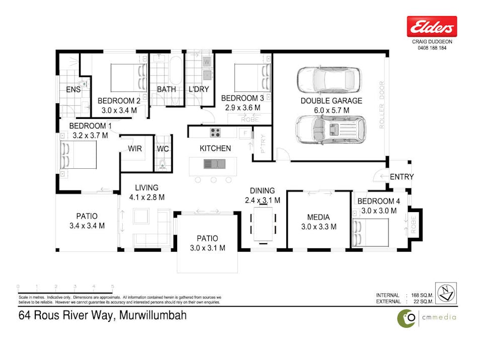 64 Rous River Way, Murwillumbah, NSW, 2484 - Floorplan 1