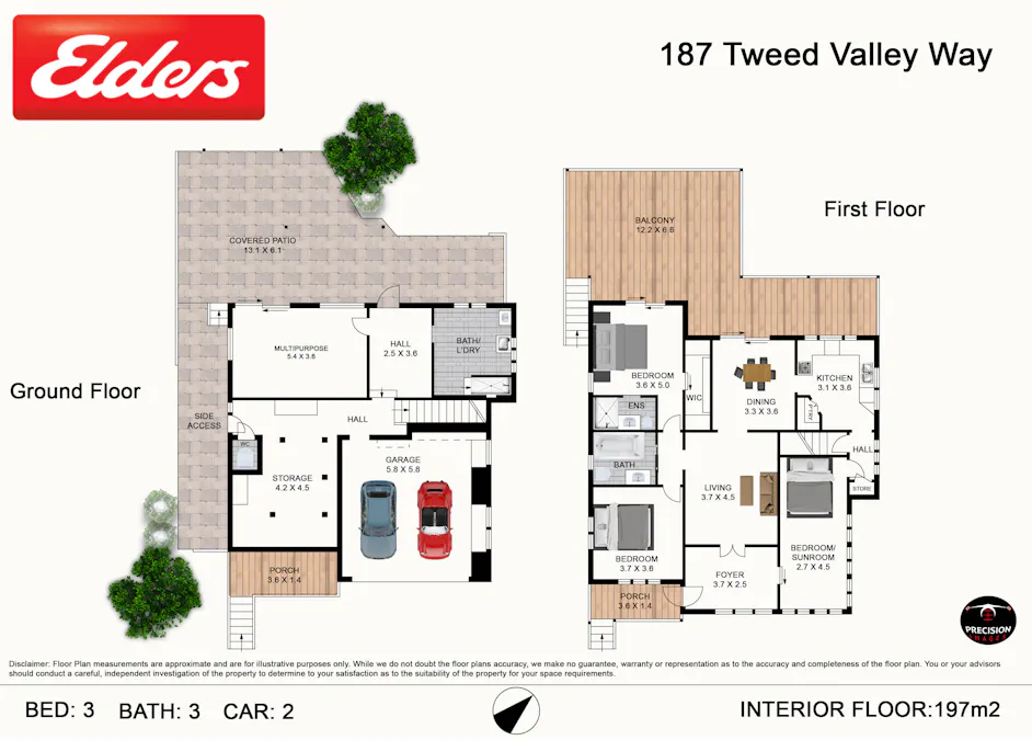 187 Tweed Valley Way, South Murwillumbah, NSW, 2484 - Floorplan 1