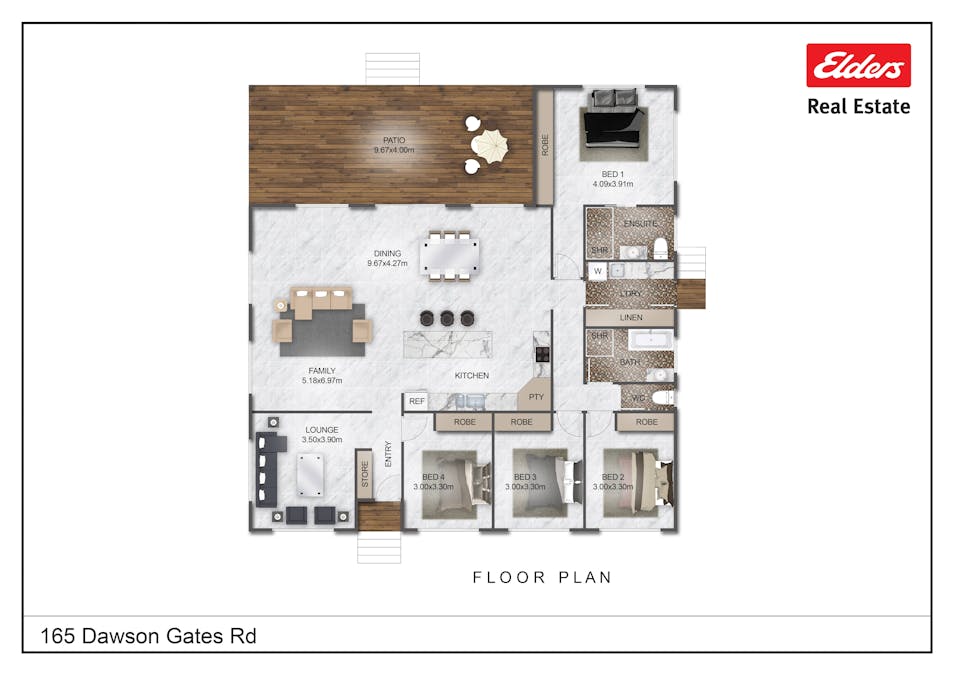 165 Dawson Gates Road, Chinchilla, QLD, 4413 - Floorplan 1