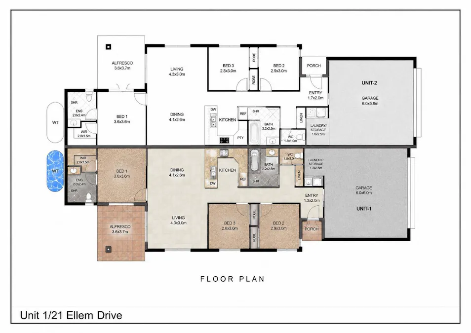 1/21 Ellem Drive, Chinchilla, QLD, 4413 - Floorplan 1