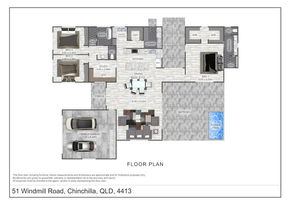 51 Windmill Road, Chinchilla, QLD, 4413 - Floorplan 1