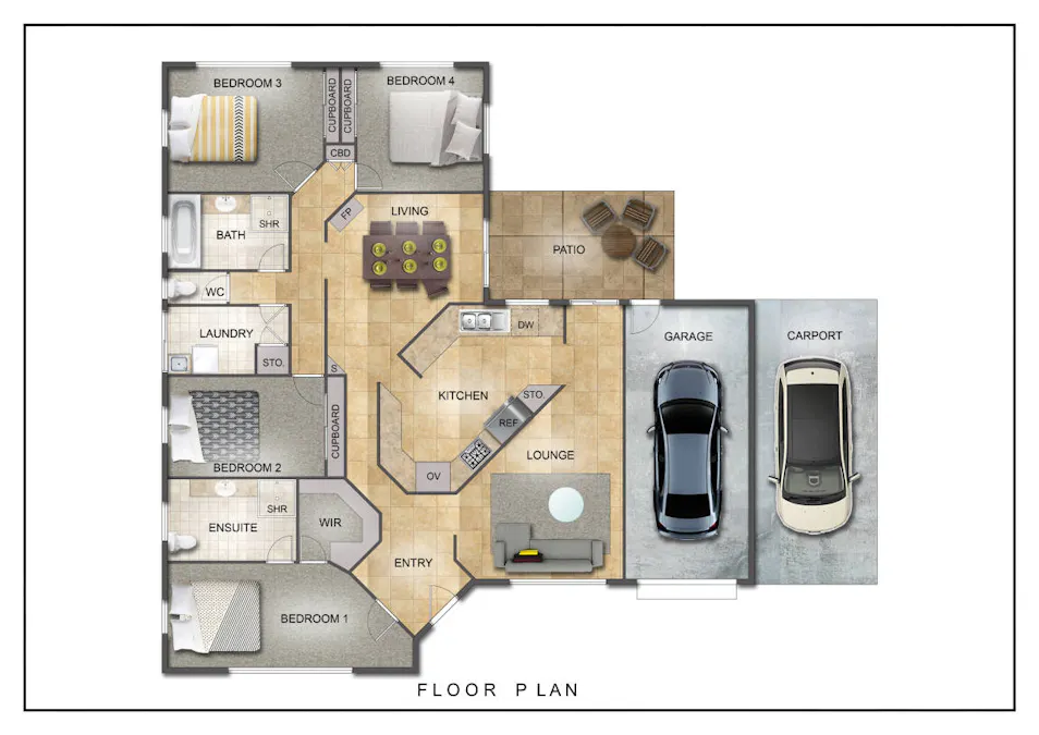 27 Zeller Street, Chinchilla, QLD, 4413 - Floorplan 1