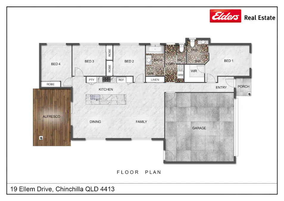 19 Ellem Drive, Chinchilla, QLD, 4413 - Floorplan 1
