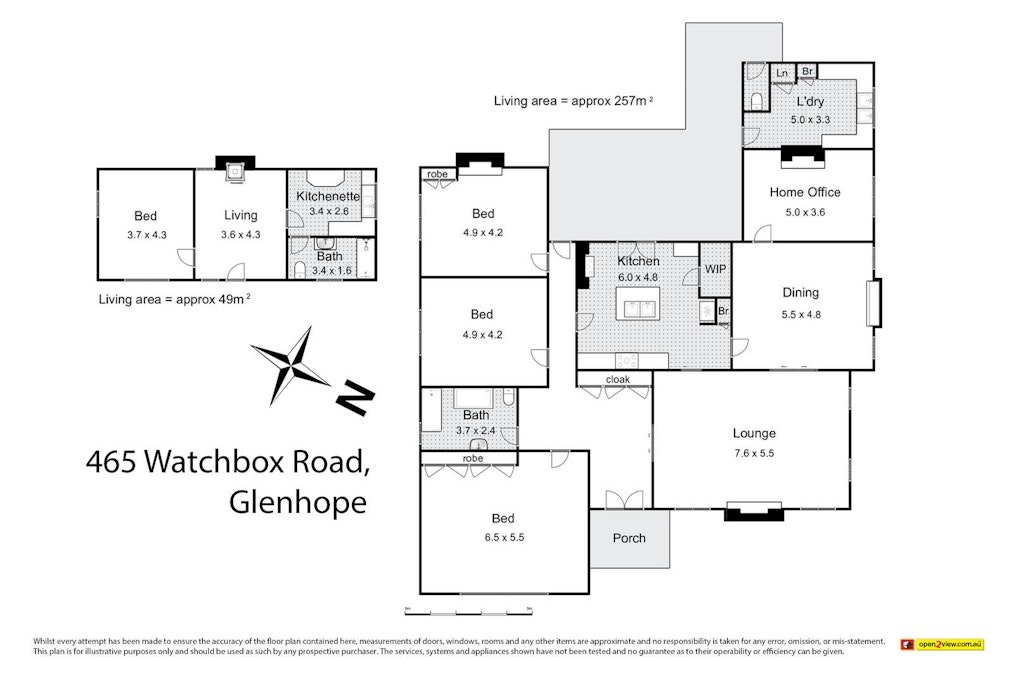 465 Watchbox Road, Glenhope, VIC, 3444 - Floorplan 1