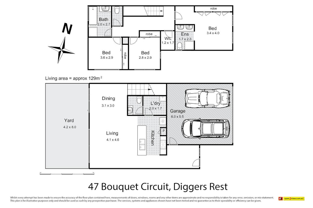 47 Bouquet Circuit, Diggers Rest, VIC, 3427 - Floorplan 1