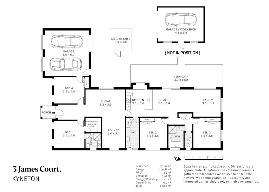 3 James Court, Kyneton, VIC, 3444 - Floorplan 1