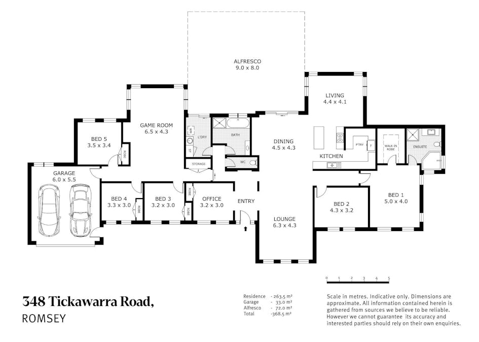 348 Tickawarra Road, Romsey, VIC, 3434 - Floorplan 1