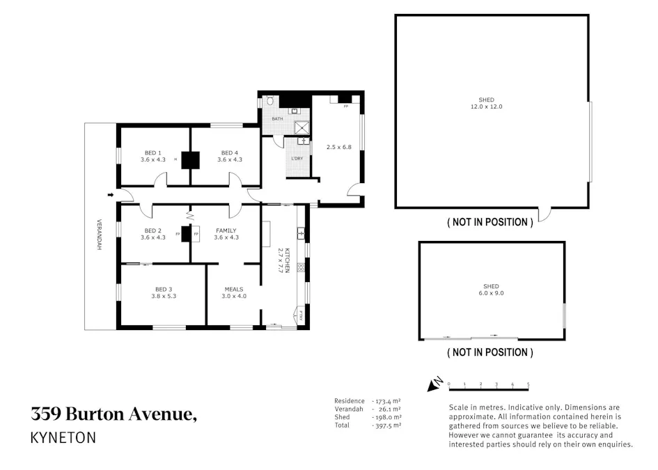 359 Burton Avenue, Kyneton, VIC, 3444 - Floorplan 1
