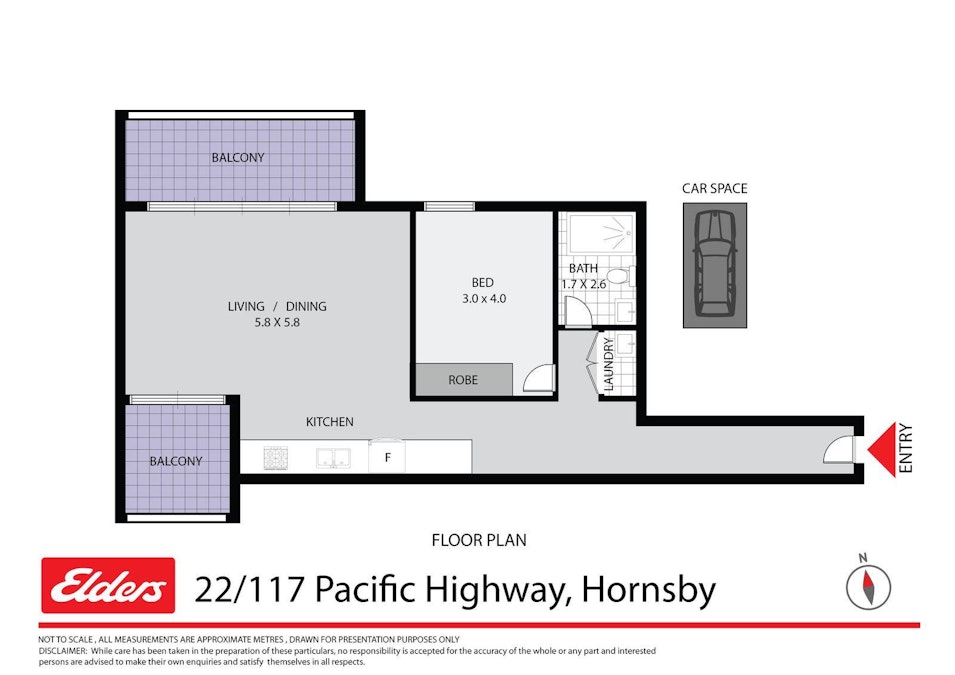 22/117 Pacific Highway, Hornsby, NSW, 2077 - Floorplan 1