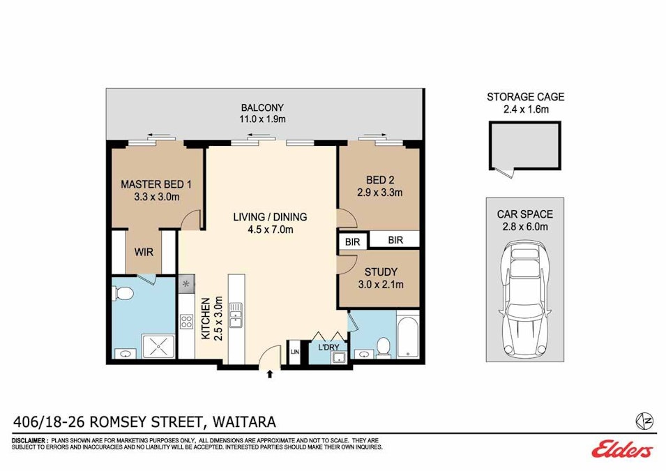406/18-26 Romsey Street, Waitara, NSW, 2077 - Floorplan 1