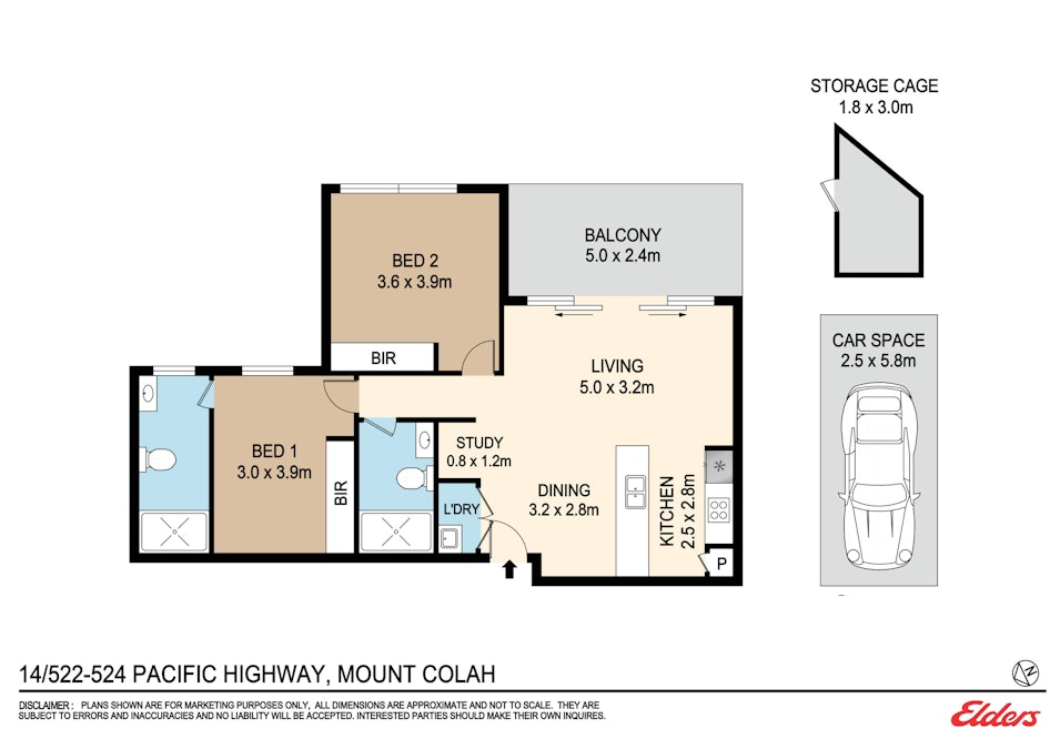 14/522-524 Pacific Highway, Mount Colah, NSW, 2079 - Floorplan 1