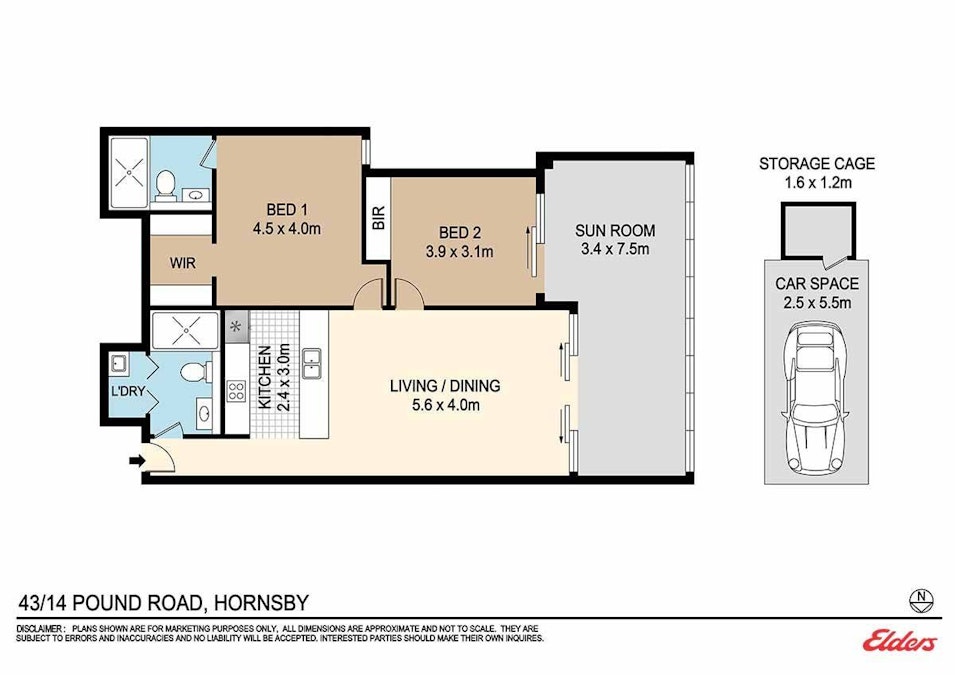 43/14 Pound Road, Hornsby, NSW, 2077 - Floorplan 1