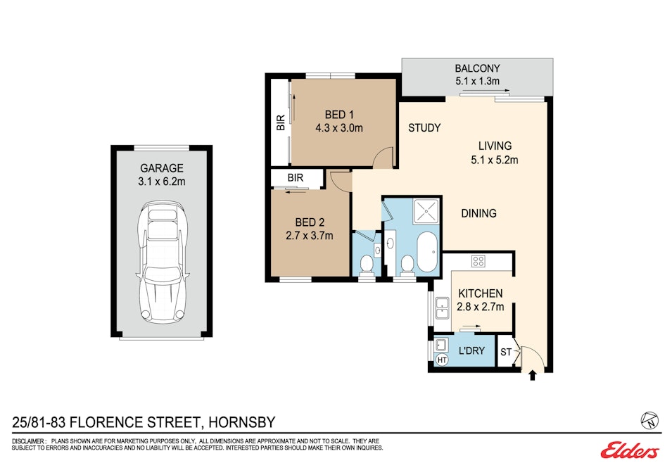 25/81-83 Florence Street, Hornsby, NSW, 2077 - Floorplan 1