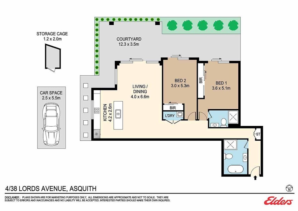 4/38 Lords Avenue, Asquith, NSW, 2077 - Floorplan 1