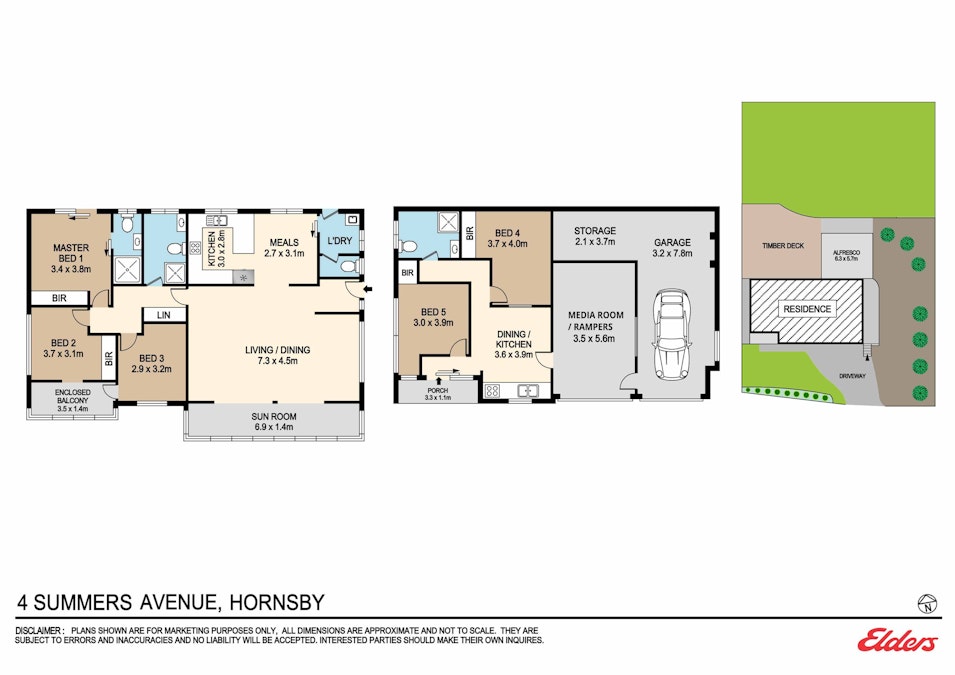 4 Summers Avenue, Hornsby, NSW, 2077 - Floorplan 1