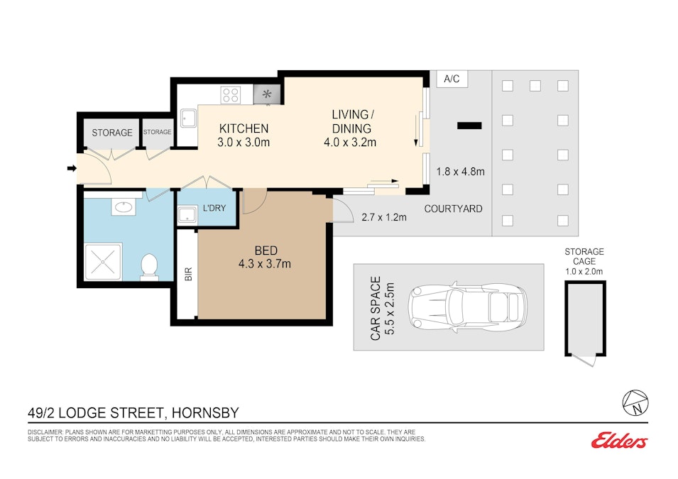 49/2 Lodge Street, Hornsby, NSW, 2077 - Floorplan 1