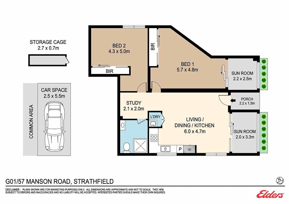 G01/57 Manson Road, Strathfield, NSW, 2135 - Floorplan 1