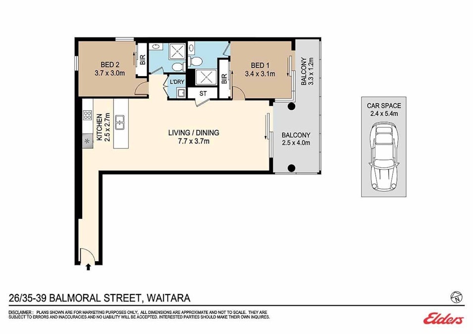 26/35-39 Balmoral Street, Waitara, NSW, 2077 - Floorplan 1