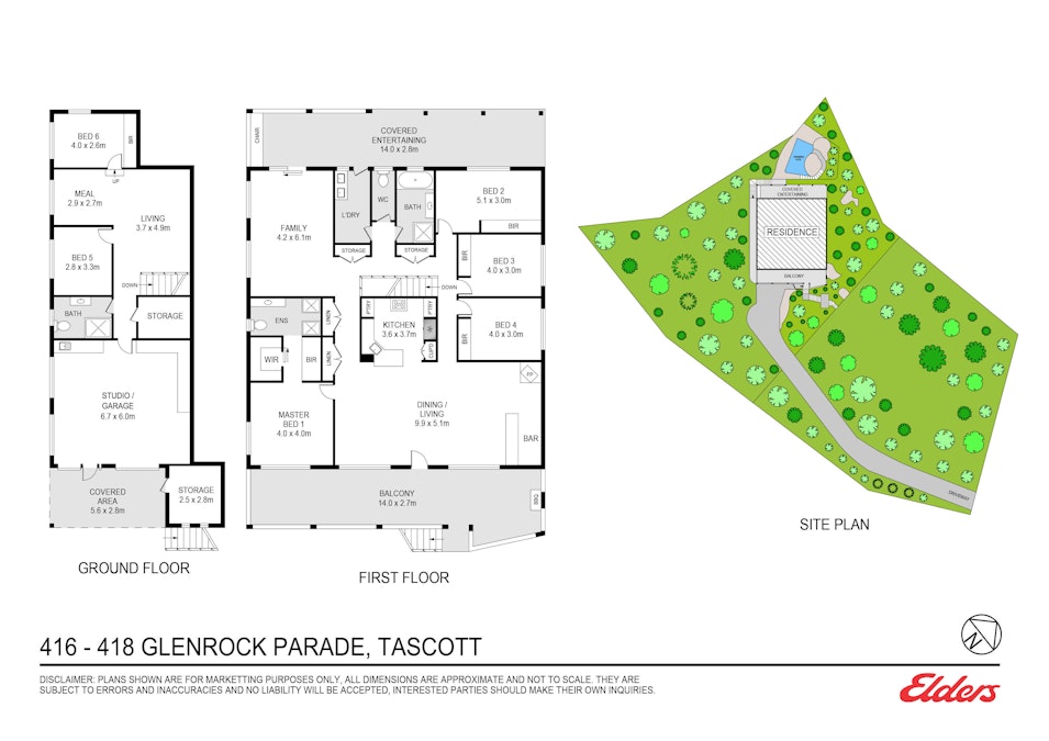 416-418 Glenrock Parade, Tascott, NSW, 2250 - Floorplan 1