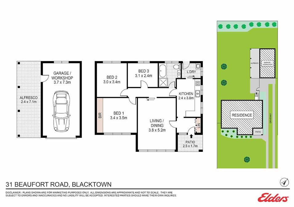 31 Beaufort Road, Blacktown, NSW, 2148 - Floorplan 1