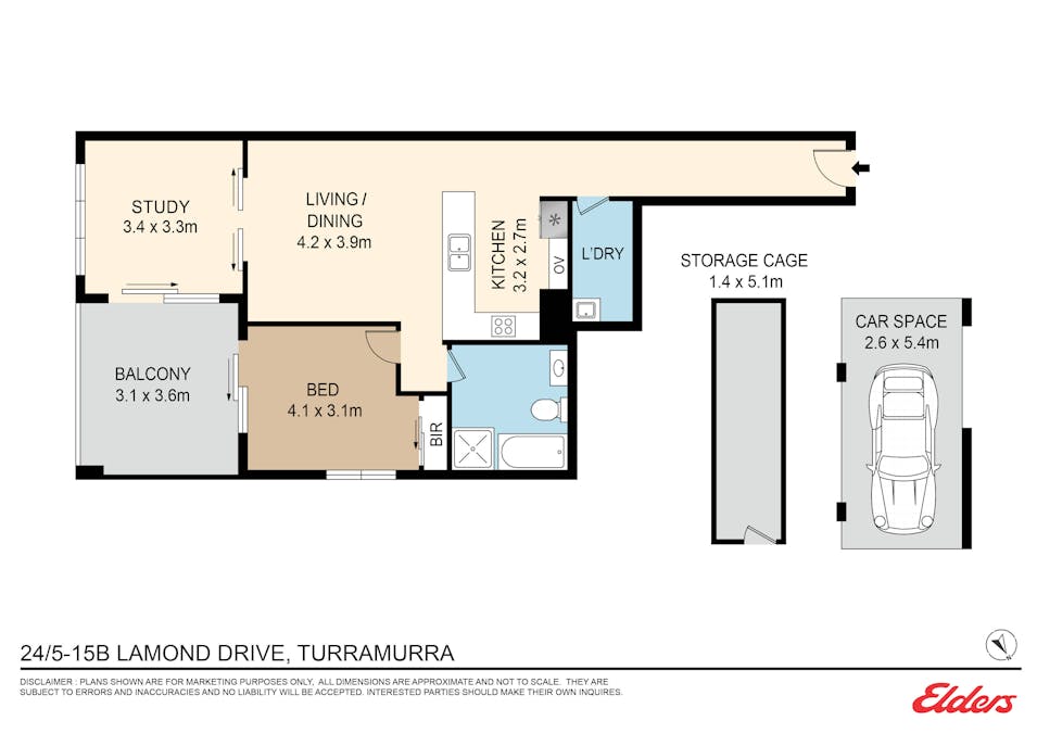 24/5-15B Lamond Drive, Turramurra, NSW, 2074 - Floorplan 1