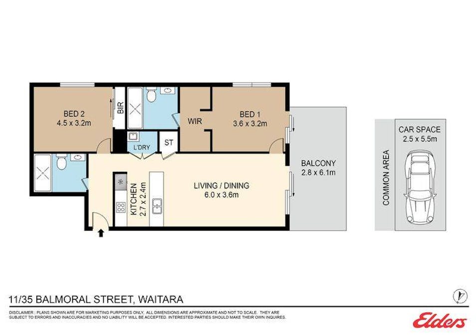 11/35 Balmoral Street, Waitara, NSW, 2077 - Floorplan 1