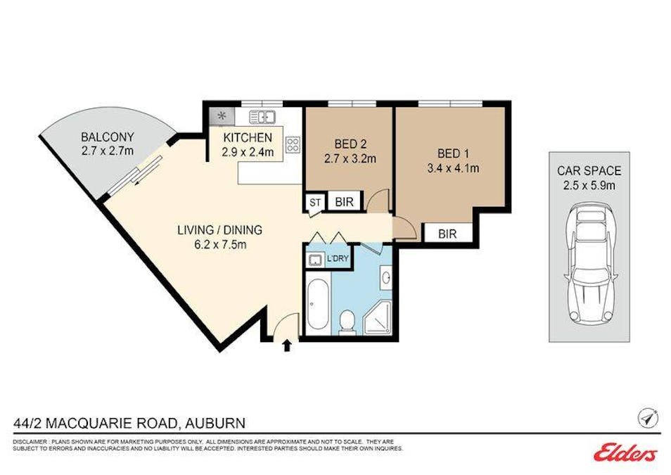 44/2 Macquarie Road, Auburn, NSW, 2144 - Floorplan 1