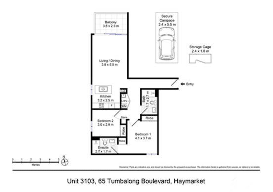 3103/65 Tumbalong Boulevard, Haymarket, NSW, 2000 - Floorplan 1