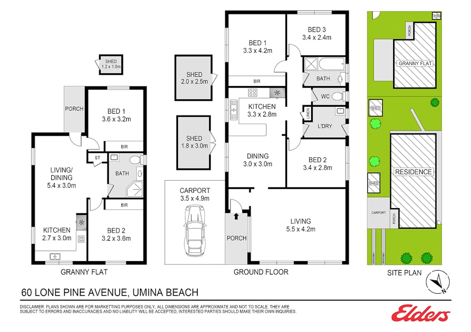 60, 60A Lone Pine Avenue, Umina Beach, NSW, 2257 - Floorplan 1