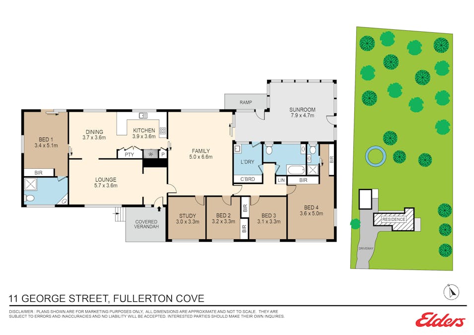 11 George Street, Fullerton Cove, NSW, 2318 - Floorplan 1