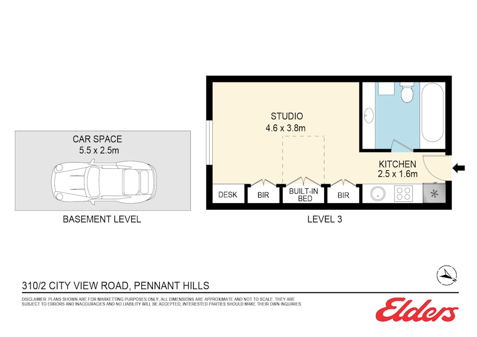 310/2 City View Road, Pennant Hills, NSW, 2120 - Floorplan 1
