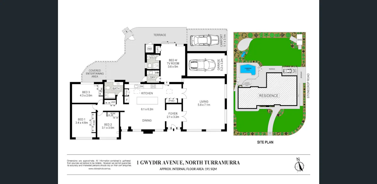 1 Gwydir Avenue, Turramurra, NSW, 2074 - Floorplan 1