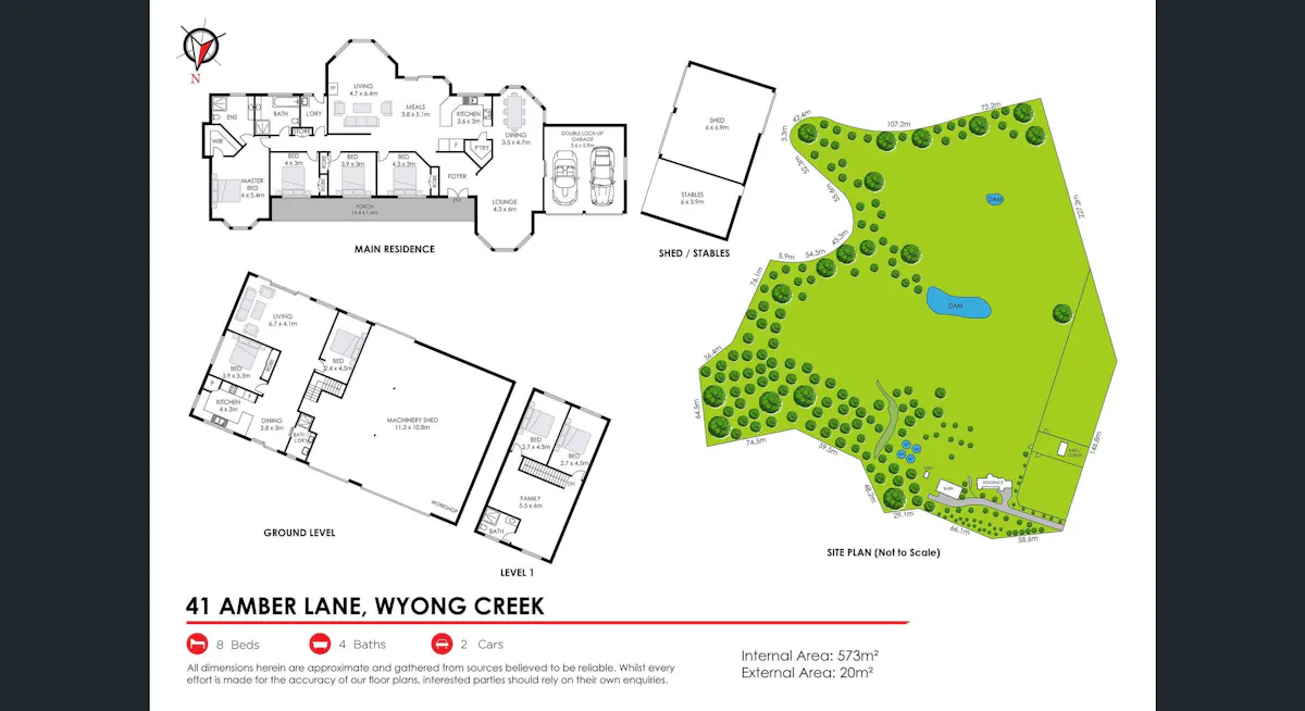 41 Amber Lane, Wyong Creek, NSW, 2259 - Floorplan 1