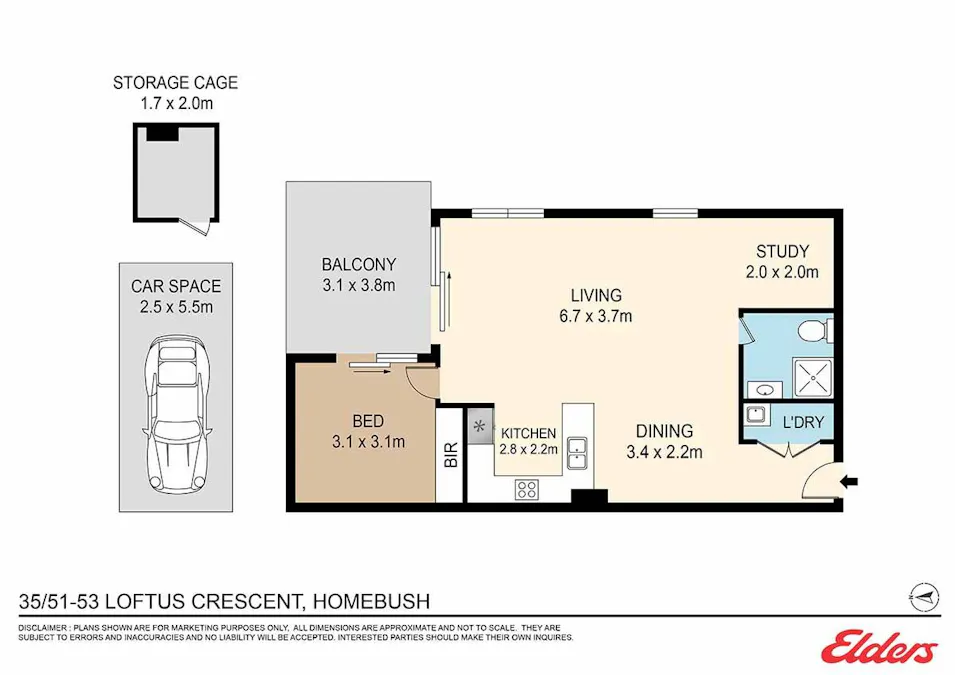 35/51-53 Loftus Crescent, Homebush, NSW, 2140 - Floorplan 1