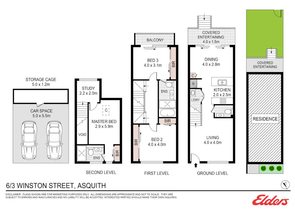 6/3-5 Winston Street, Asquith, NSW, 2077 - Floorplan 1