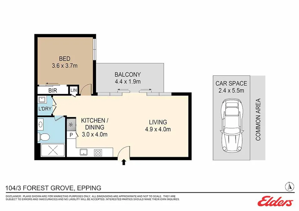 104/3 Forest Grove, Epping, NSW, 2121 - Floorplan 1