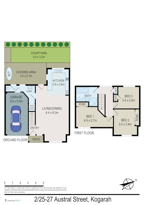 2/25-27 Austral Street, Kogarah, NSW, 2217 - Floorplan 1