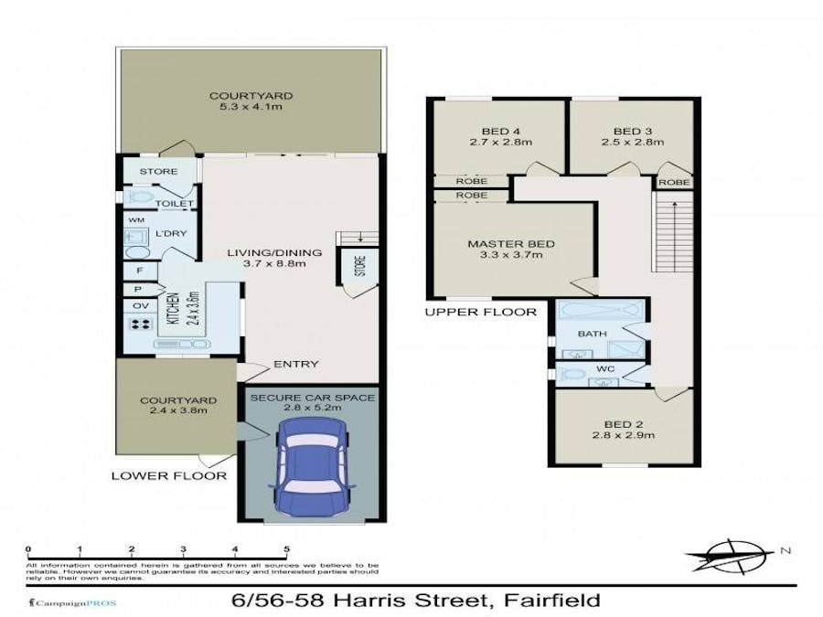 6/56-58 Harris Street, Fairfield, NSW, 2165 - Floorplan 1